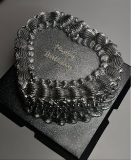 Silver Glitter Cake  
