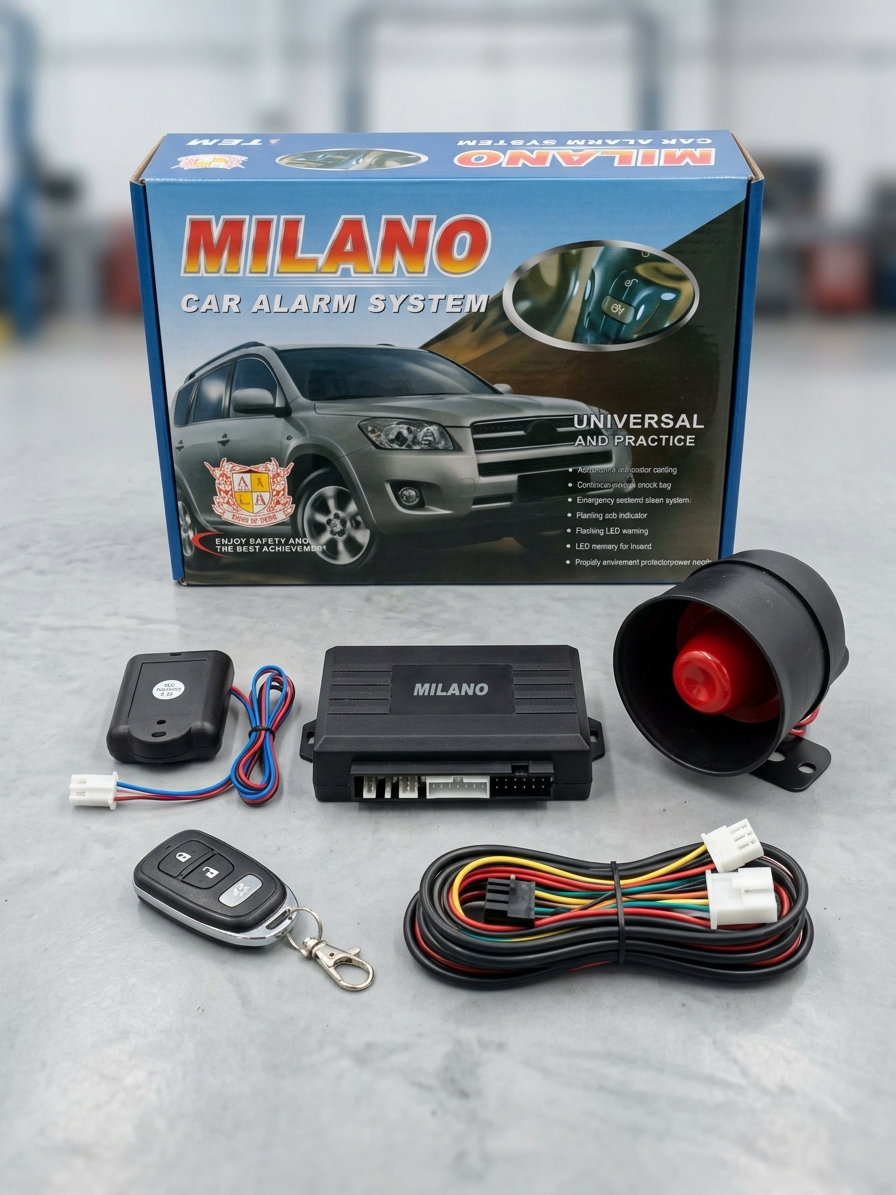 Milano Universal and practice car alarm system