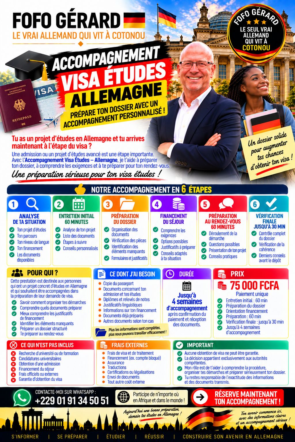 Accompagnement Visa Études - Allemagne