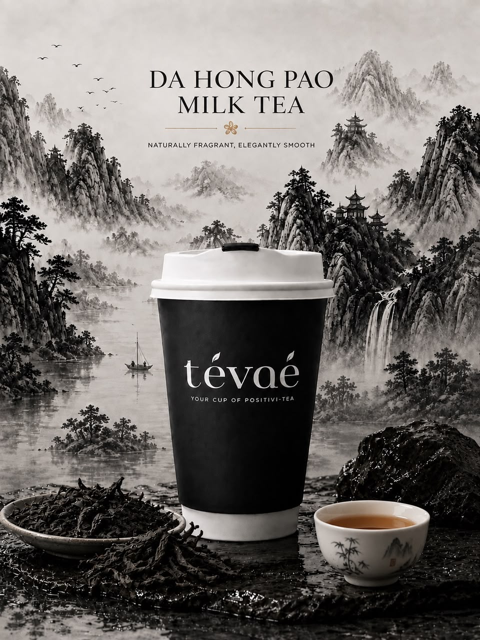 Da Hong Pao milk tea
