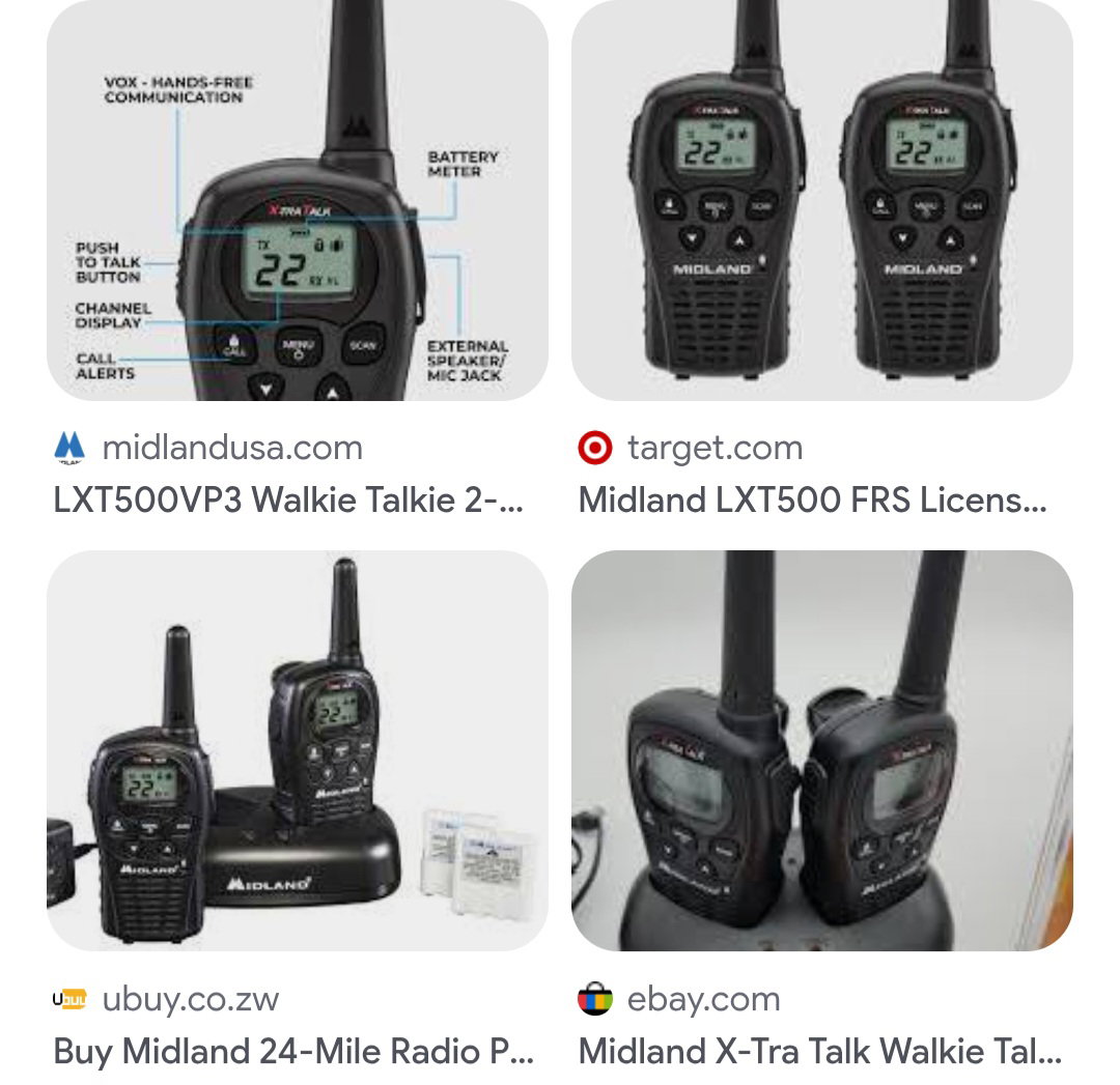 Midland LXT 500VP3 2 Way Radio Walkie Talkie_0