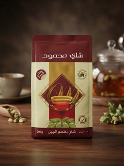 شاي محمود طعم الهيل 