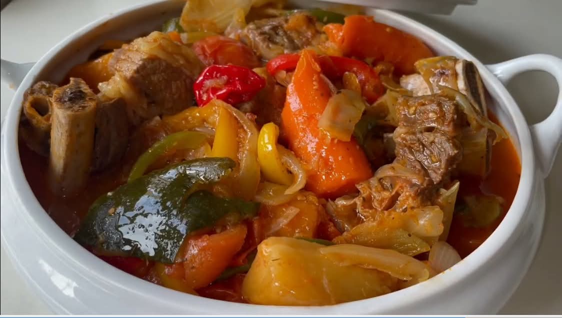 SAUCE LÉGUMES AVEC VIANDE DE BŒUF _0