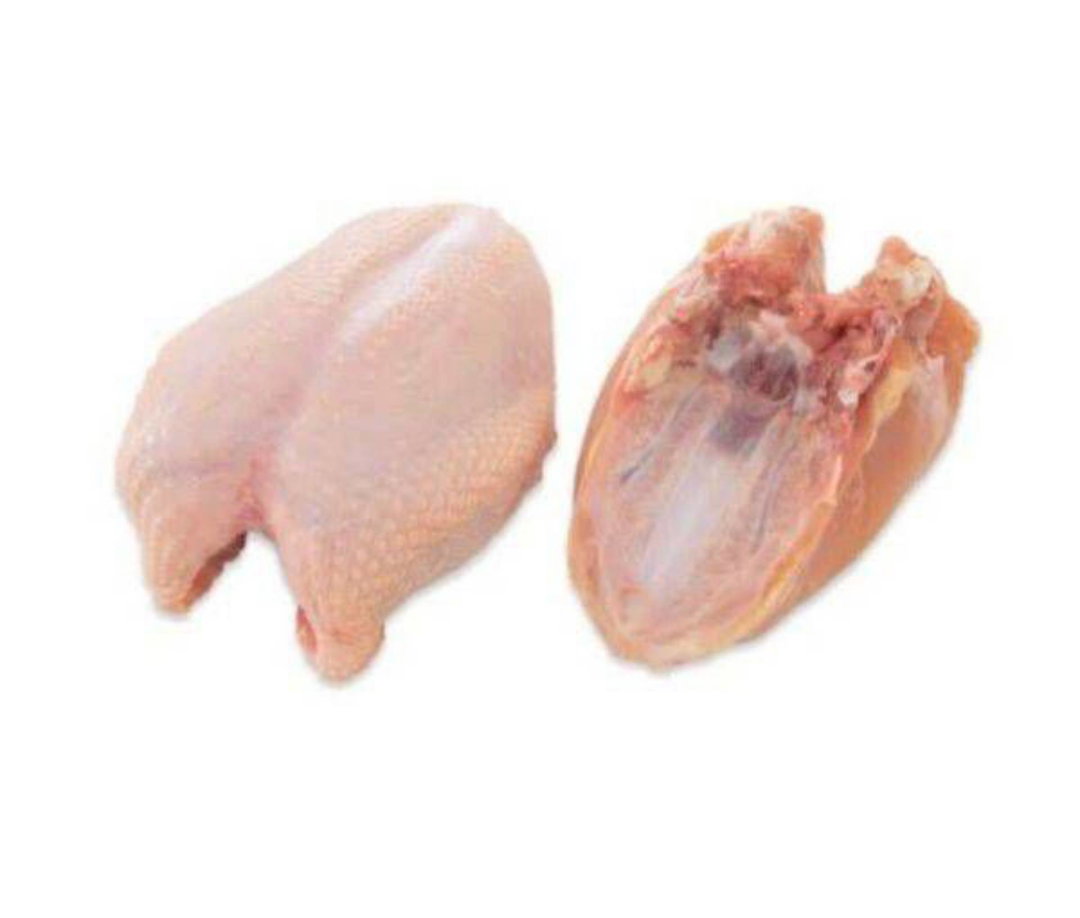 Pechuga de pollo con hueso