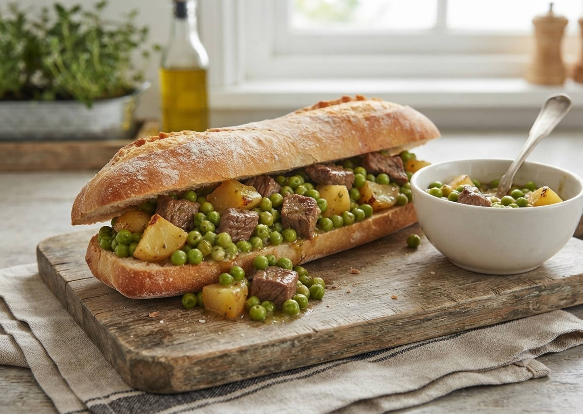 Sandwich Petits pois_0
