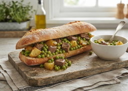 Sandwich Petits pois
