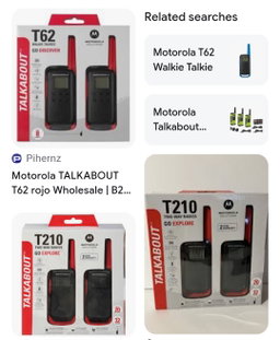 Motorola Talkabout T62 Radio Transceiver