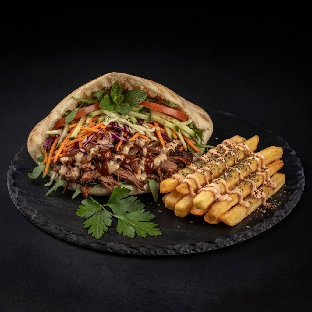 Rib pita shwarma 