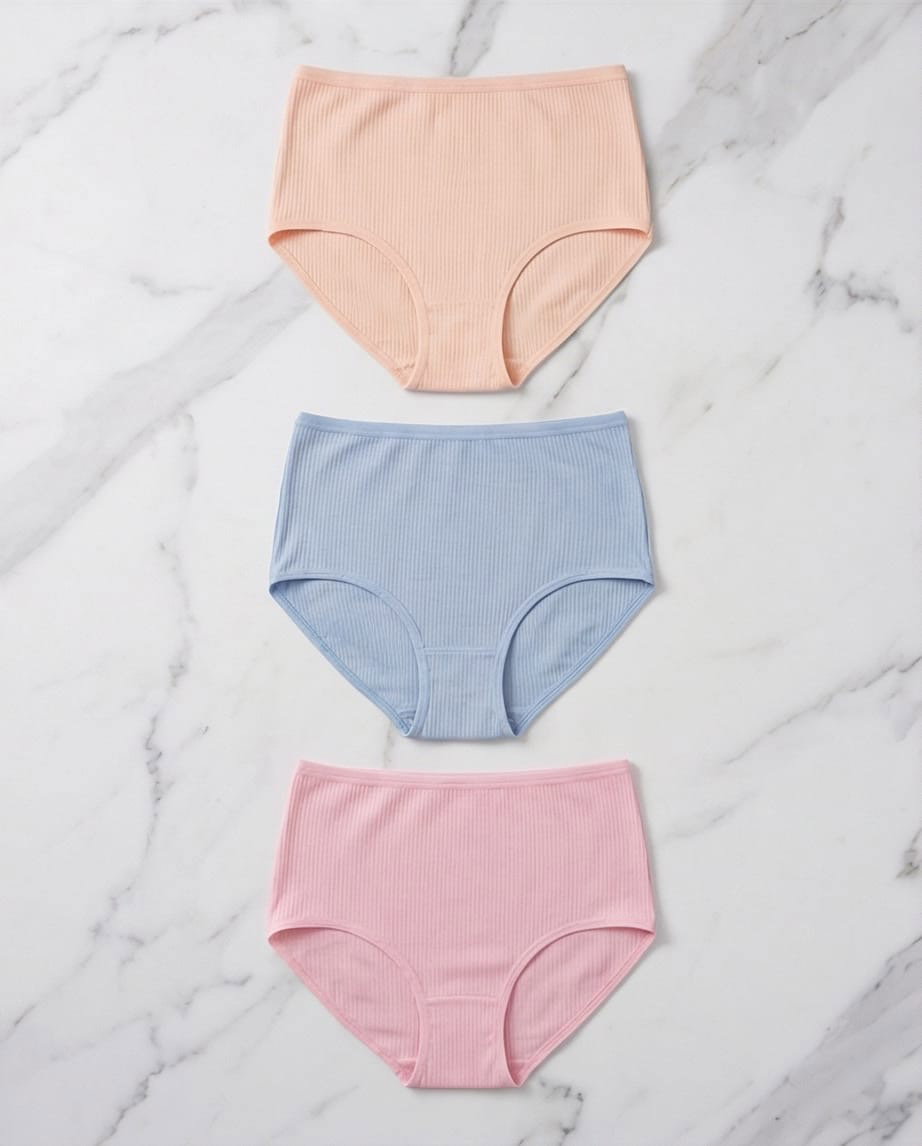 Cotton panties multi color briefs style 0001_2