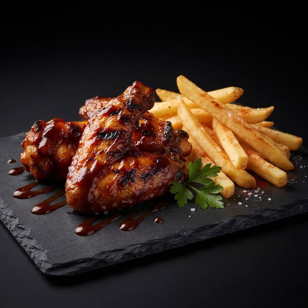 4 wings & chips combo 