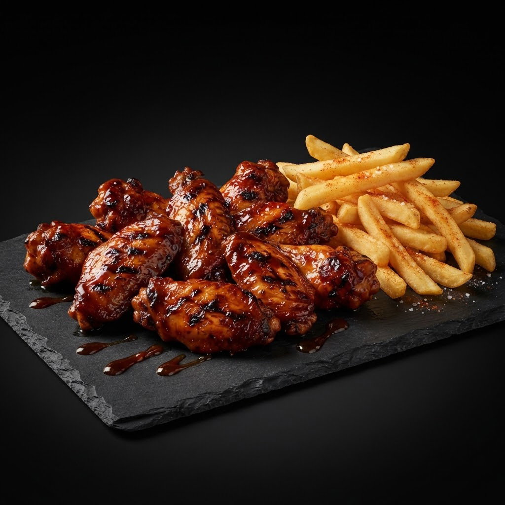 8 Wings & chips