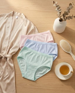 Cotton panties multi color briefs style 0002