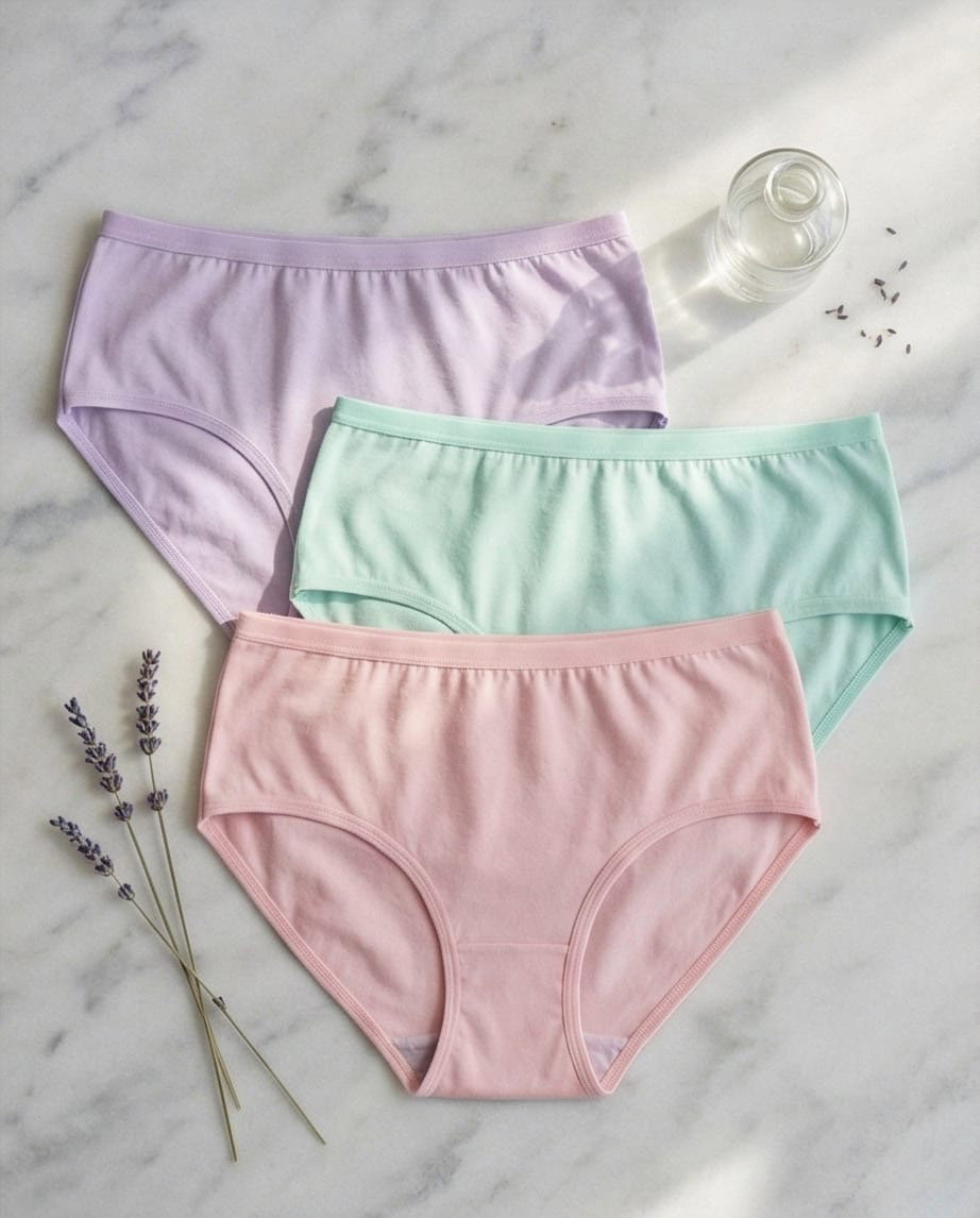 Cotton panties multi color briefs style 0002