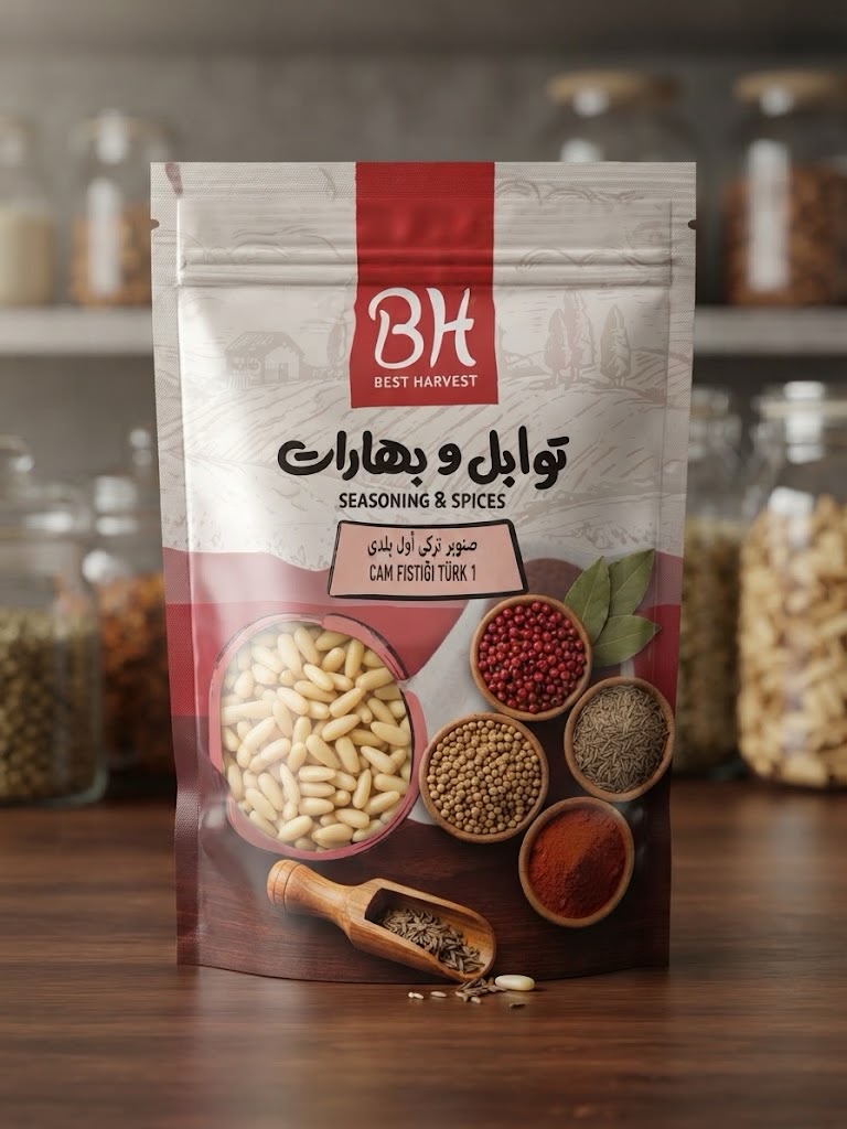 صنوبر تركي.Türk Çamı Fıstığı 40gr