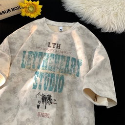 Vintage Tie-Dye Acid Wash Graphic T-Shirt