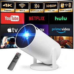 Smart Wireless Projector With Android TV