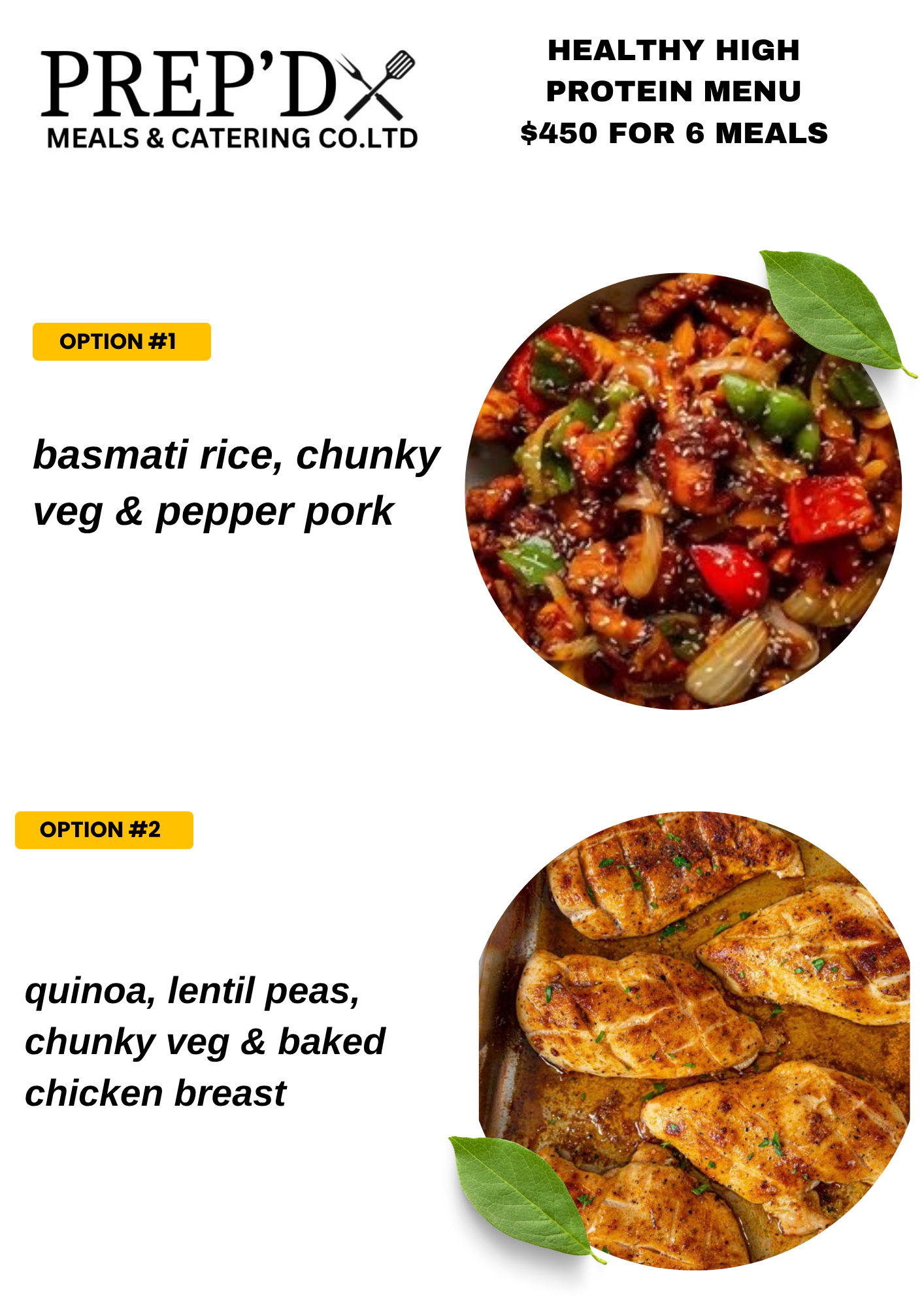 Healthy high protein meals _0