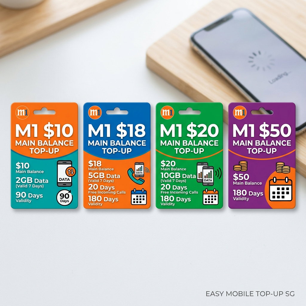 M1 Prepaid Main Balance Top-up
