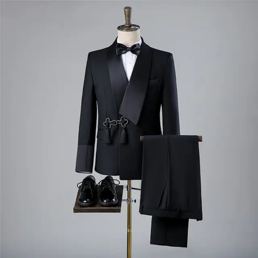 New chinoiserie tuxedo