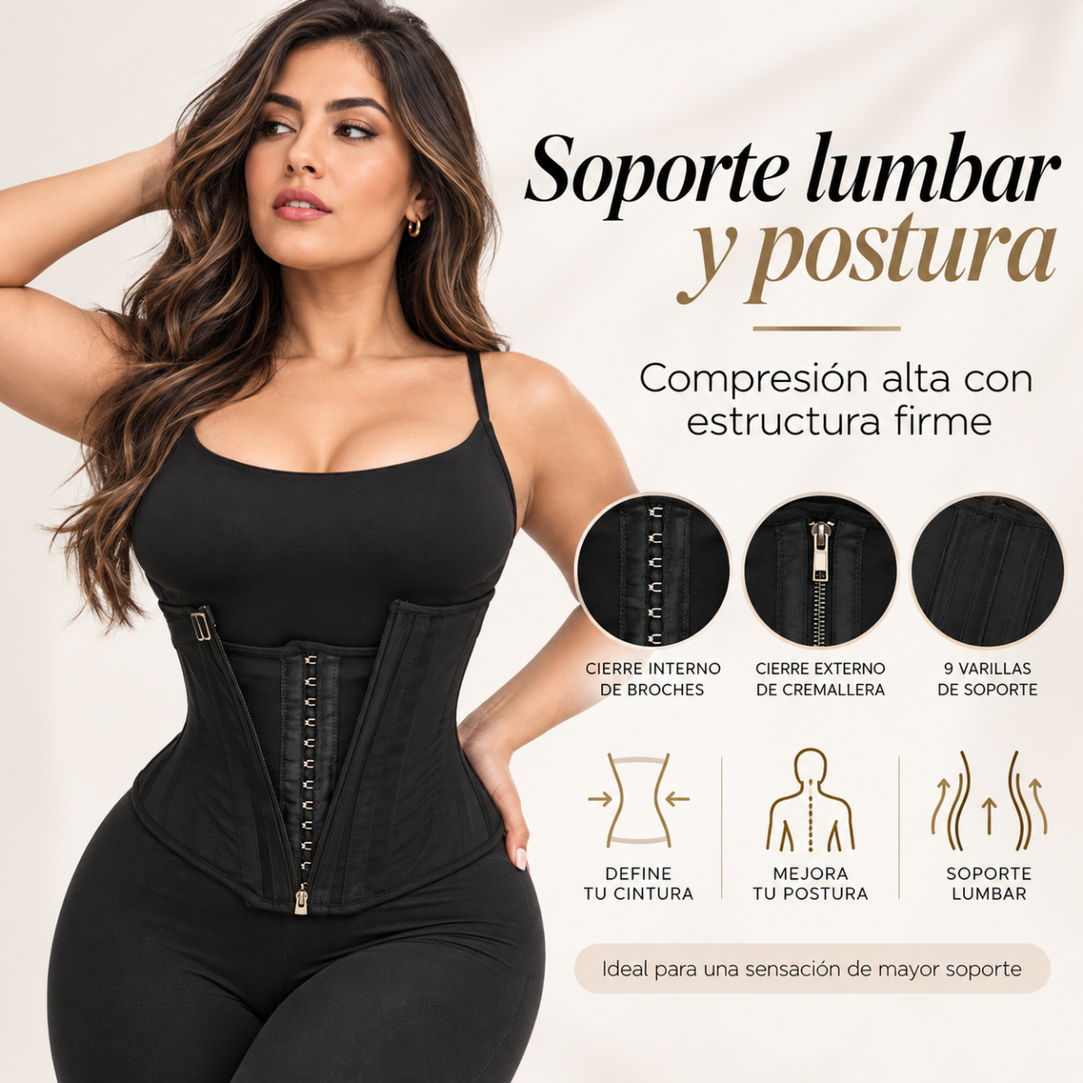 Faja Reloj de Arena – 9 Varillas / Compresión Alta_6