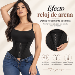 Faja Reloj de Arena – 9 Varillas / Compresión Alta