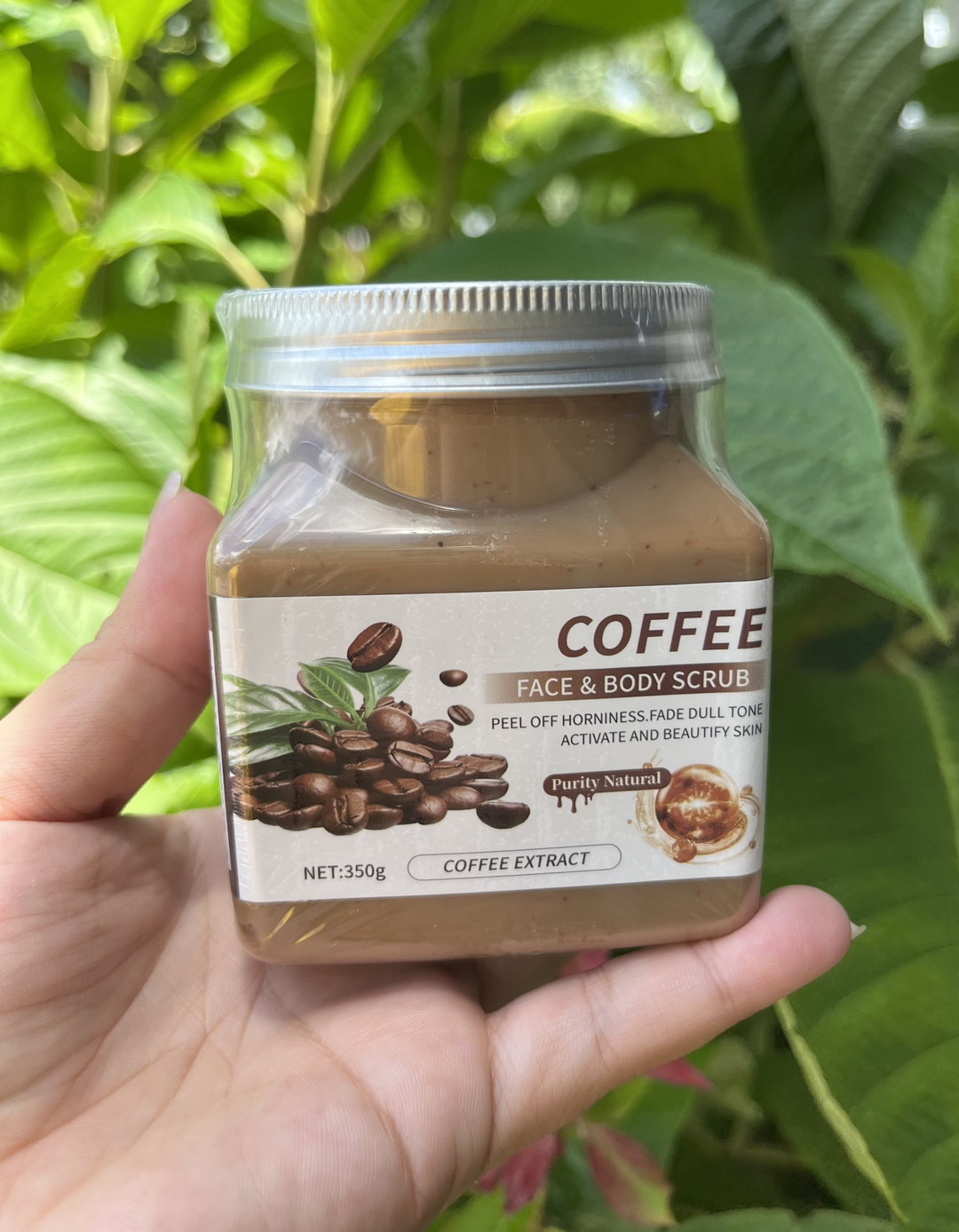 Exfoliante facial y corporal de café
