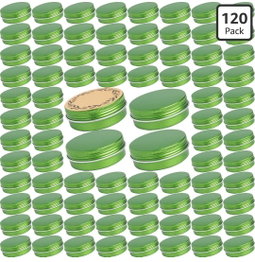 Lata navideña verde 2 onz 