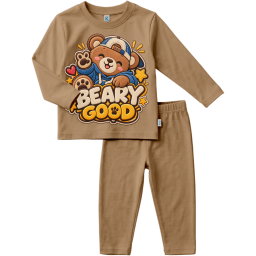 SETELAN PANJANG SERIES ANIMAL EMBRODIERY BEARY GOOD