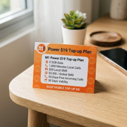 M1 Power $19 Top-up Plan