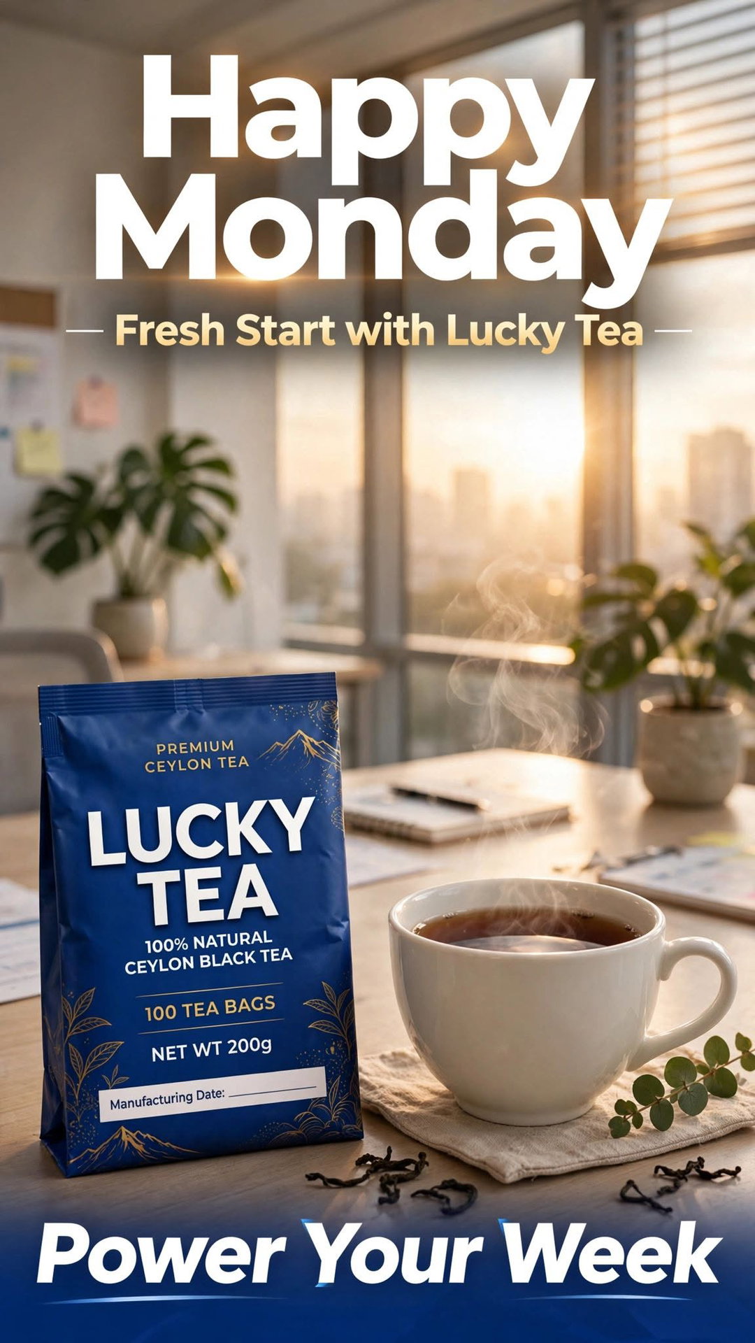 Ceylon Black Tea 25 Tea Bags – 100% Pure Ceylon Tea | Product of Sri Lanka /شاي أسود سيلاني 25 كيس – شاي سيلاني نقي 100% | منتج من سريلانكا