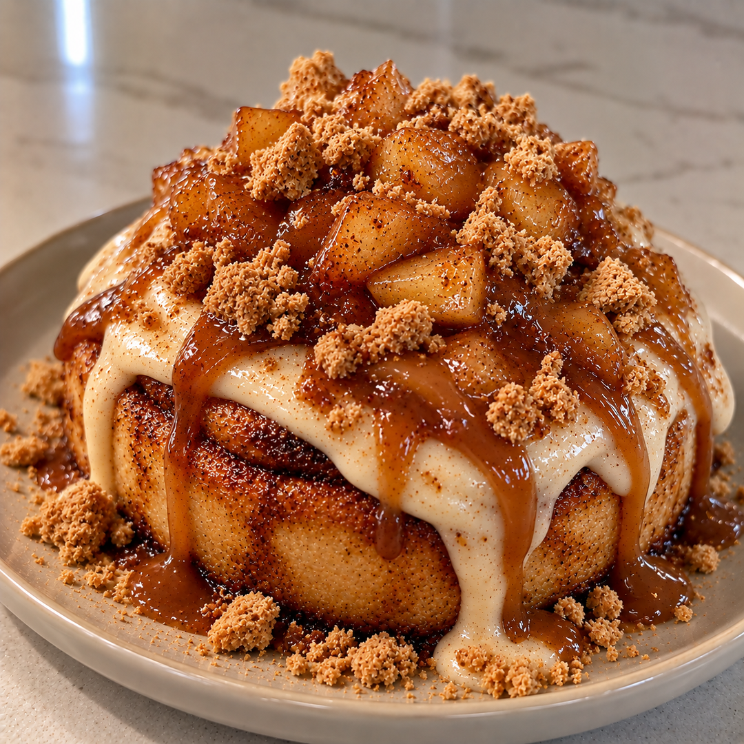 Orchard Magic (Apple Crumble Roll)