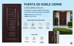 Puerta de acero de lujo , imitación madera 