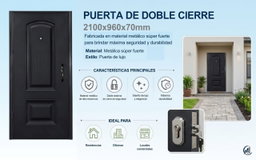 Puerta de doble cierre