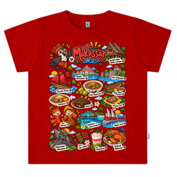 KAOS ATASAN PENDEK SERIES IKON KOTA MAKASAR
