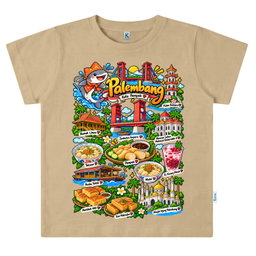 KAOS ATASAN PENDEK SERIES IKON KOTA PALEMBANG