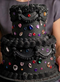 BeDazzled Glitter Tier Cake.