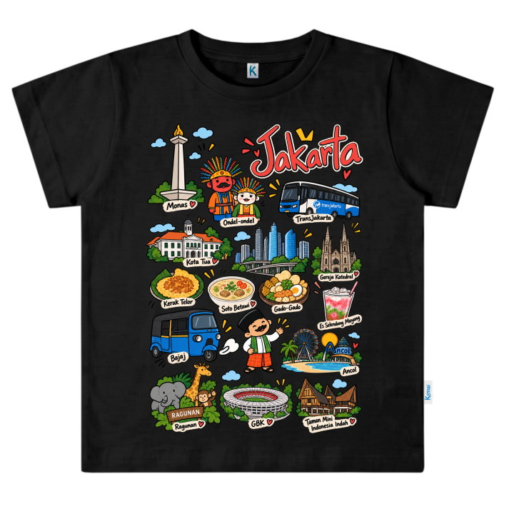 KAOS ATASAN PENDEK SERIES IKON KOTA JAKARTA_0