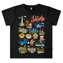 KAOS ATASAN PENDEK SERIES IKON KOTA JAKARTA