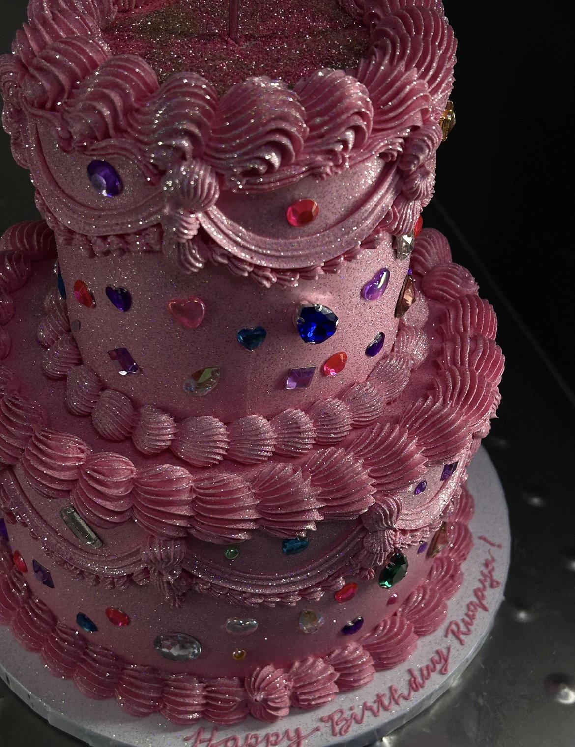 BeDazzled Glitter Tier Cake_2