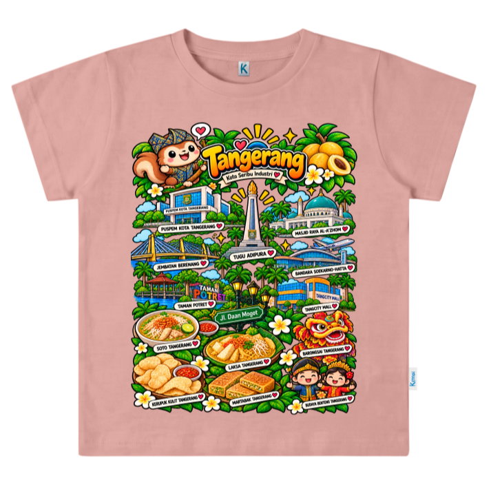 KAOS ATASAN PENDEK SERIES IKON KOTA TANGERANG_0