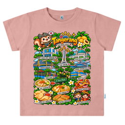 KAOS ATASAN PENDEK SERIES IKON KOTA TANGERANG