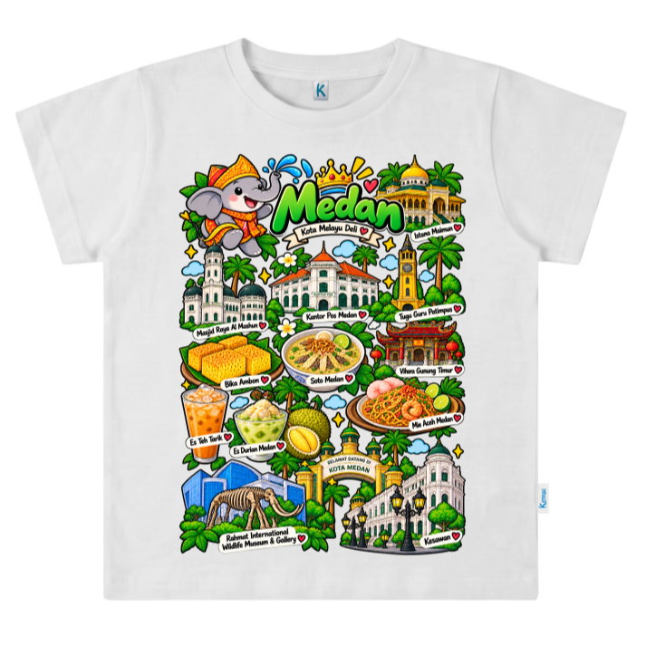 KAOS ATASAN PENDEK SERIES IKON KOTA MEDAN_0