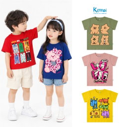 KAOS ATASAN PENDEK SERIES CHEERFUL PALS