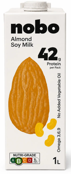 NOBO Almond Soy Milk 1L
