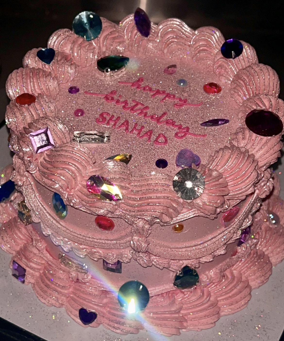 Round Bedazzled Cake_0