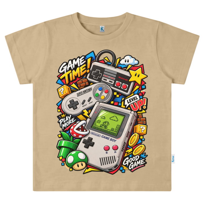 KAOS ATASAN PENDEK SERIES GAME PLAY MORE