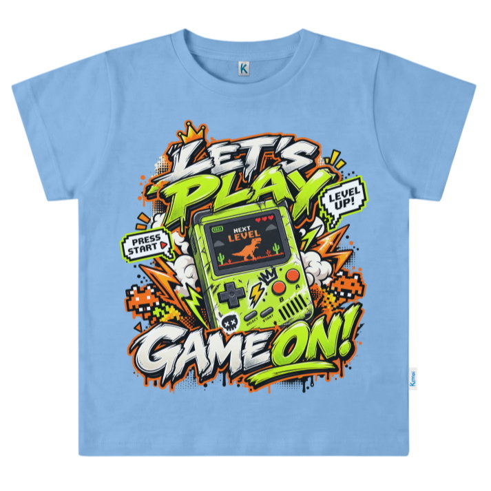 KAOS ATASAN PENDEK SERIES GAME PRESS START