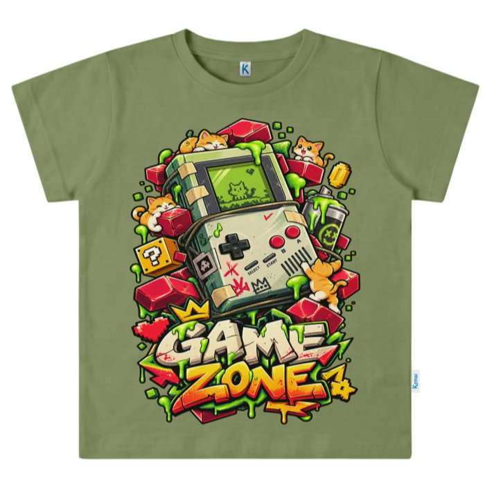 KAOS ATASAN PENDEK SERIES GAME GAME ZONE