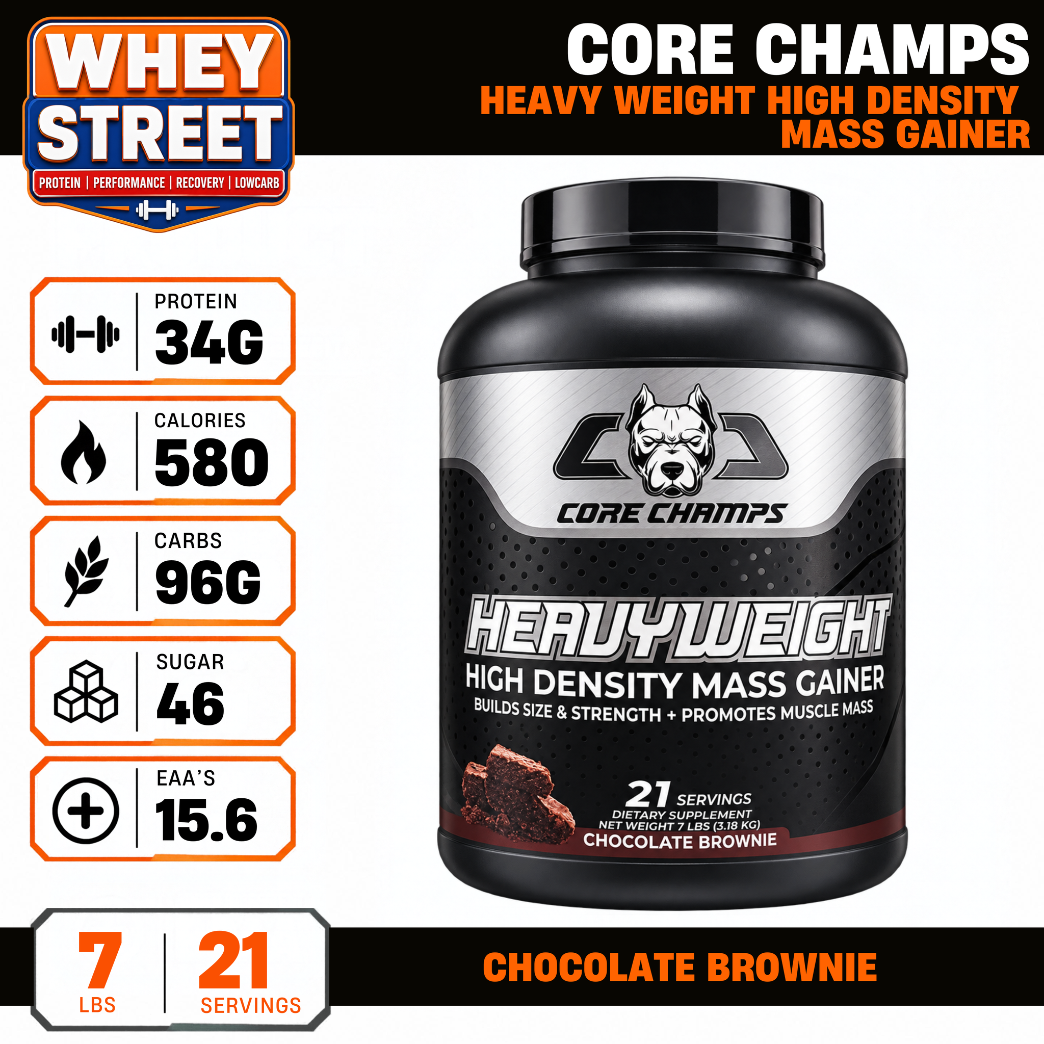 Core Champs Heavyweight High Density Mass Gainer 7lbs_2