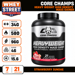 Core Champs Heavyweight High Density Mass Gainer 7lbs